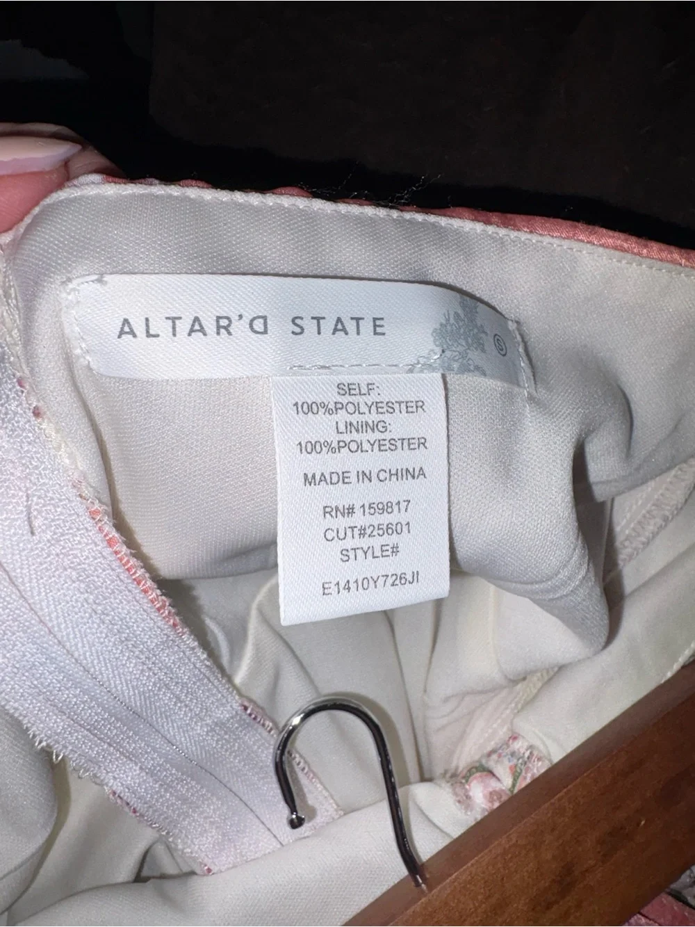 Altar'd State Pink Paisley Strapless Sundress - Picture 3 of 3